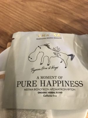 Greek herbal tea  at Nomas in Macclesfield