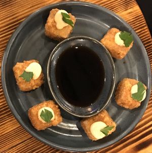 Tofu bites  at Nomas in Macclesfield