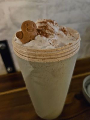 Gingerbread latte (I brought my own takeaway cup) at Nomas in Macclesfield