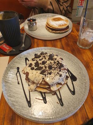 Vegan Pancakes at Nomas in Macclesfield