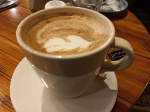 Chai latte at Nomas in Macclesfield