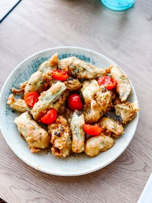 Fried artichokes  at Yaya‘s in Mallorca