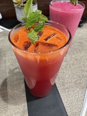 Carrot beat juice at Palmer's Nutritious You in Sarasota