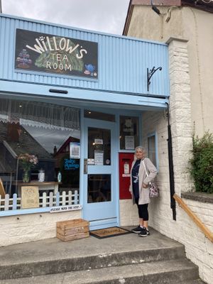 Lovely casual cafe xxxx at Willows Tea Room in Barnstaple