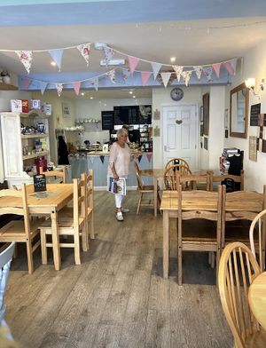 Cosy and happy space at Willows Tea Room in Barnstaple