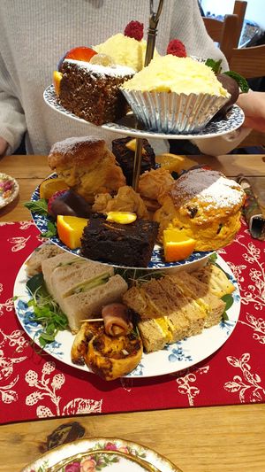 Festive high tea at Willows Tea Room in Barnstaple