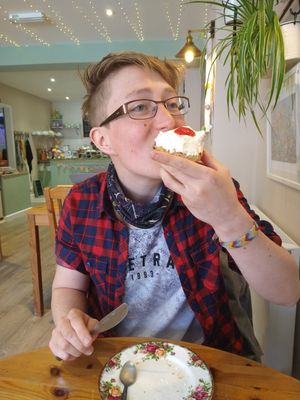  at Willows Tea Room in Barnstaple