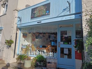 Outside at Willows Tea Room in Barnstaple