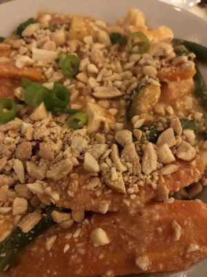 Red Thai Cashew Curry  at Moosewood Restaurant in Ithaca