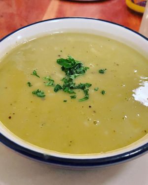 Thai lentil soup #Veganuary at Moosewood Restaurant in Ithaca