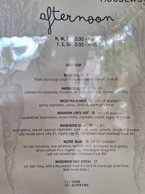  at Moosewood Restaurant in Ithaca