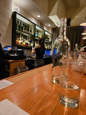 Bar at Moosewood Restaurant in Ithaca