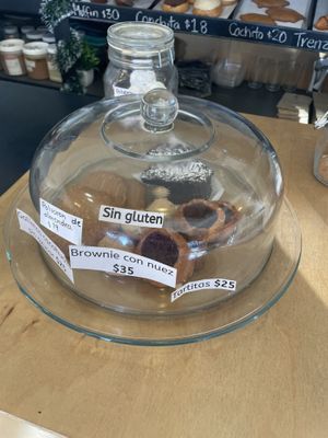 Gluten free options  at Piloncillo Panadería in Ensenada