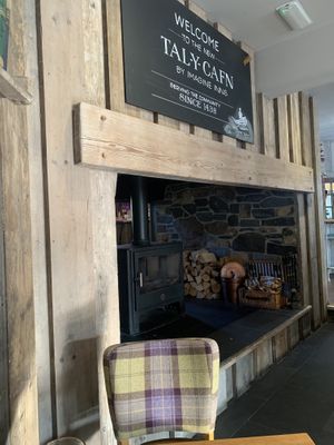 The interior  at The Tal-y-Cafn in Colwyn Bay