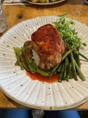 Suet slice with beetroot gravy   at The Tal-y-Cafn in Colwyn Bay