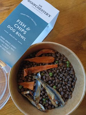 Doggy dinners at The Tal-y-Cafn in Colwyn Bay