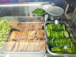 Side dishes at Veggie 素食 121 in Central Singapore