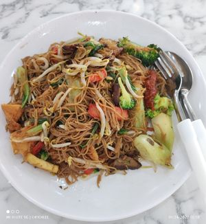 Sin Chew Bee Hoon 新州米粉 #Veganuary at Veggie 素食 121 in Central Singapore