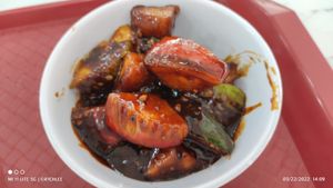 Fruit Rojak at Veggie 素食 121 in Central Singapore