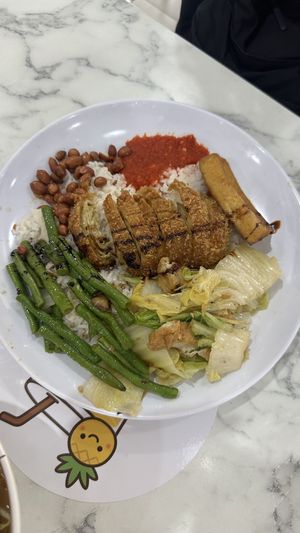  Chicken Rice  at Veggie 素食 121 in Central Singapore