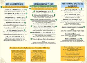 New Menu January 2025 at Root and Press in Worcester