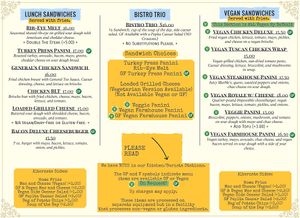 New Menu January 2025 at Root and Press in Worcester