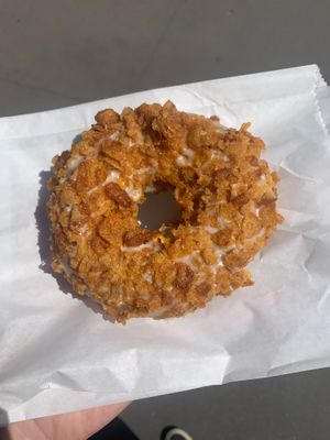 Cereal milk crunch doughnut at The Doughnut Project in New York City