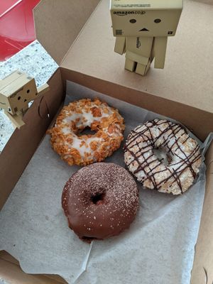 Milk and cereal, hot cocoa and at The Doughnut Project in New York City