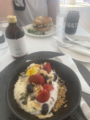 Orange & cardamom granola bowl  at 269 Vegan in Dunfermline