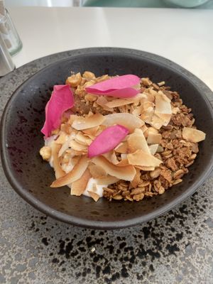 Granola bowl  at 269 Vegan in Dunfermline