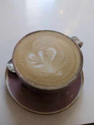 Latte at 269 Vegan in Dunfermline