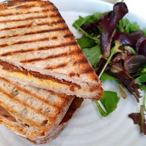 Reuben toastie at 269 Vegan in Dunfermline