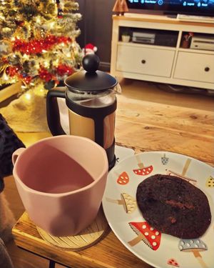 Chocolate cookie at Wee Vegan Bakery in Dunfermline
