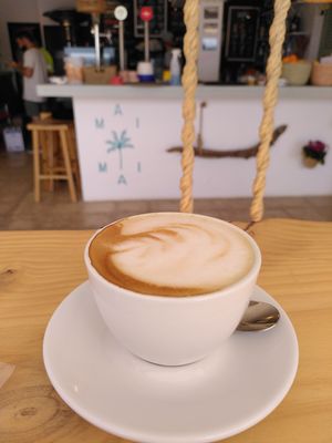 Several vegan milks, ask for it :) at MaiMai Surf Bar in Mallorca