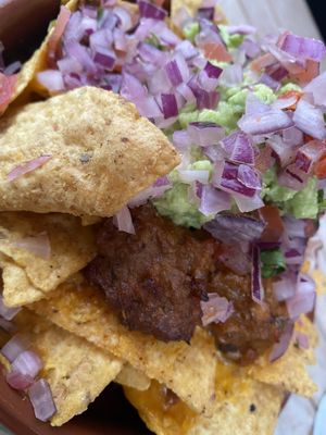 Vegan nachos  at MaiMai Surf Bar in Mallorca