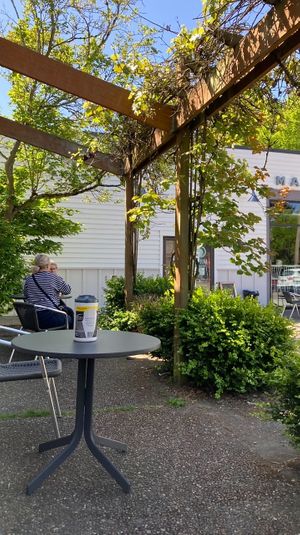 Outside seating  at Macrina Bakery & Cafe - Capitol Hill in Seattle