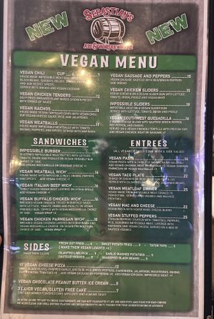   at Sebastian's Ale and Whiskey House in Brookfield