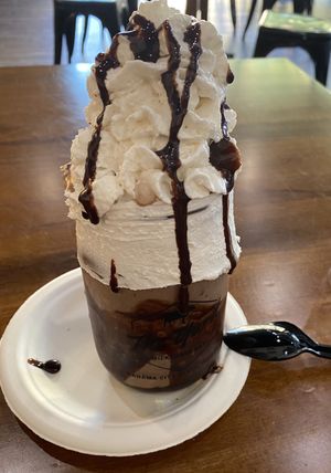 Not milk with no cookie $17 at The Yard Milkshake Bar in Panama City Beach