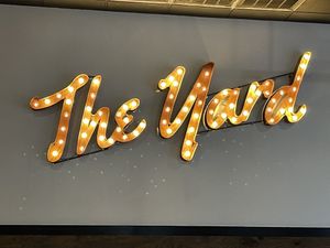 Sign  at The Yard Milkshake Bar in Panama City Beach