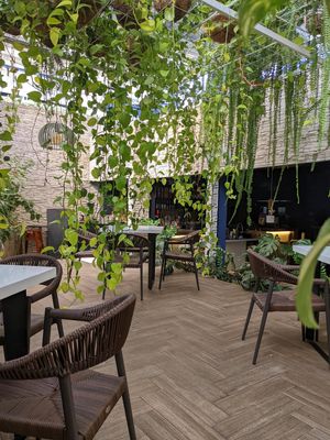 Patio at Samadhi in San Jose