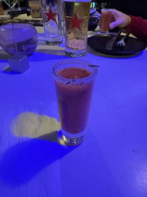 Interesting taste of this shot. Feels like tomato juice.  at Samadhi in San Jose