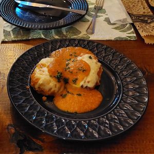 Parmegiana at A Coruja in Sao Paulo