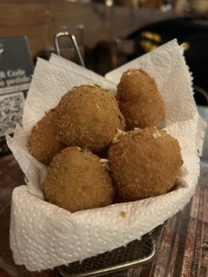 Coxinha Chicken- delicious   at A Coruja in Sao Paulo
