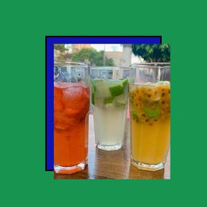 Caipirinhas de cachaça e vodka   at Porco Me Importa in Sao Paulo