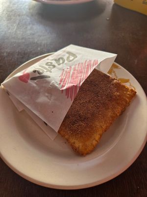 Pastel de brigadeiro (médio) at Porco Me Importa in Sao Paulo