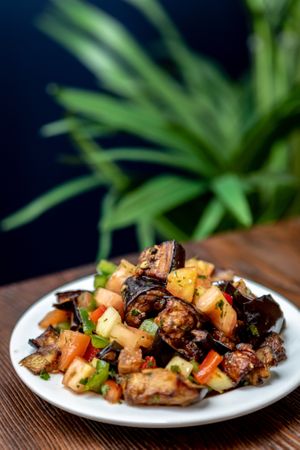 Eggplant Salad at Allan's Mediterranean Bar and Grill in Middletown