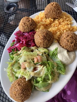   at Allan's Falafel in Chester