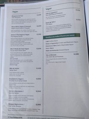 Menu at Lanchonete A Casa in Barreiro