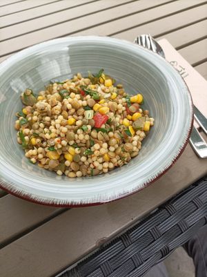 Linsensalat 4,50€ at Café June in Hamburg