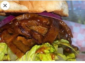 Barbecue sandwich  at Planet Vegan in Houston